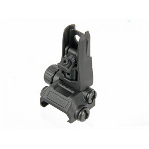 Polymer Pro Backup Sight Set - Black [D-DAY]